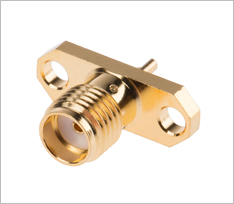 Brass Straight Flange Mount Connector