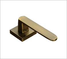 Brass Mortise Rose Door Handle