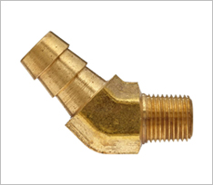 Brass Hose 45 Degree Elbow