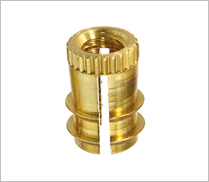 Press-in Threaded Solid Brass Inserts