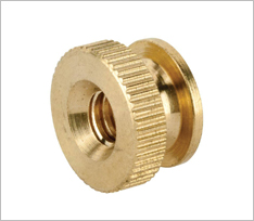 Brass Knurled Nut