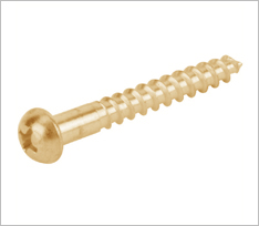 Brass Phillips Round Head Wood Screws