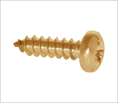 Brass Self Tapping Pan Head Pozi Screws