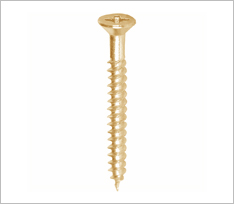 Brass Twint Hread Countersunk Pozi Screws