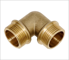 Brass Flange Elbow Male