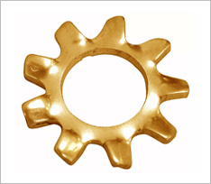 Brass External Tooth Lock Washer